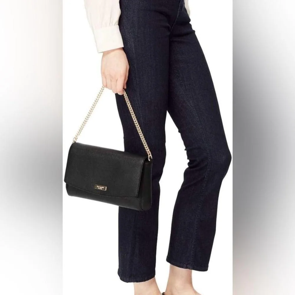 Kate Spade New York Greer Laurel Way Black Crossbody Purse